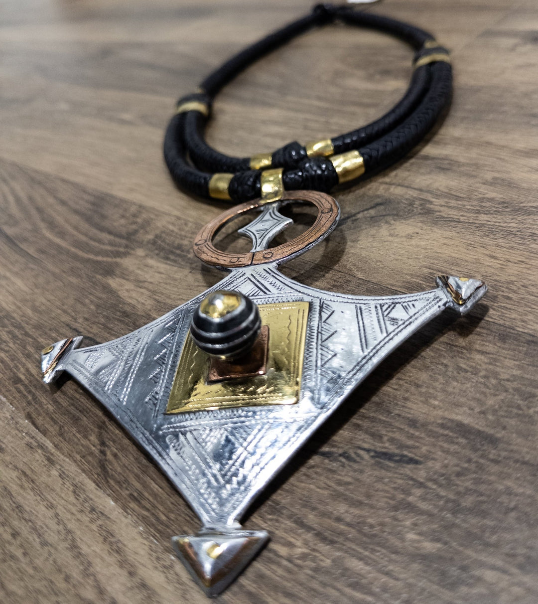 Agadez Compass Pendant Necklace - Trufacebygrace