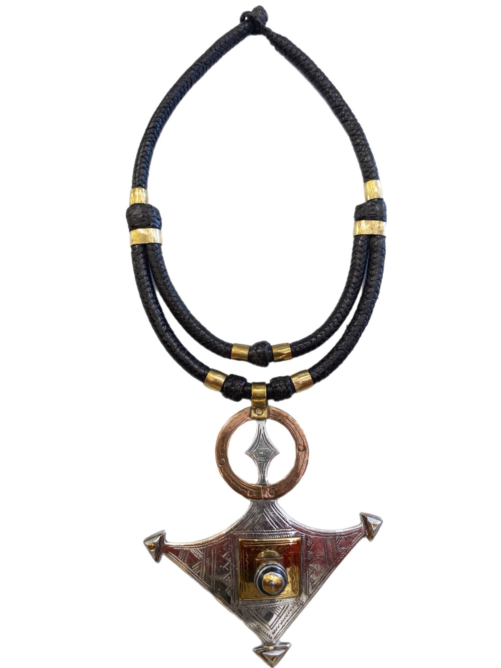 Agadez Compass Pendant Necklace - Trufacebygrace