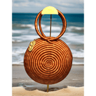 Agaseke Luxe Woven Circle Bag - Trufacebygrace
