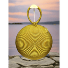 Agaseke Luxe Woven Circle Bag - Trufacebygrace