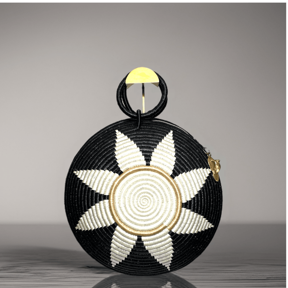 Agaseke Luxe Woven Circle Bag - Trufacebygrace