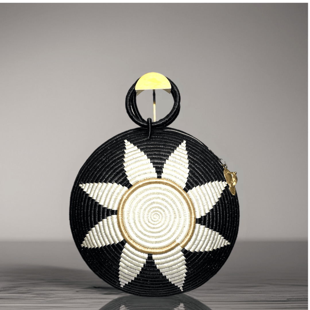 Agaseke Luxe Woven Circle Bag - Trufacebygrace