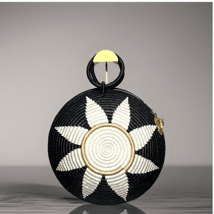 Agaseke Luxe Woven Circle Bag - Trufacebygrace