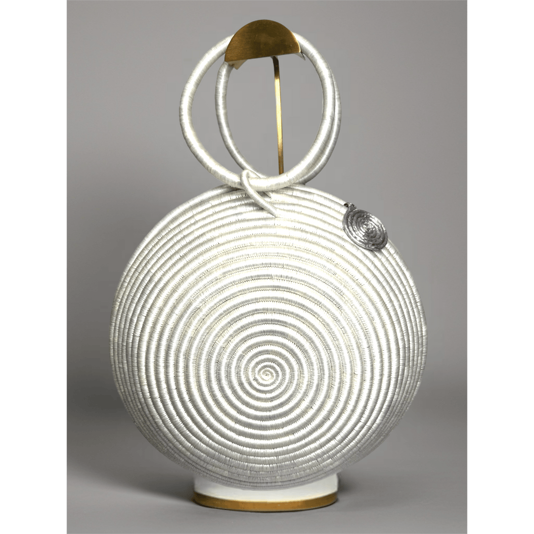 Agaseke Luxe Woven Circle Bag - Trufacebygrace