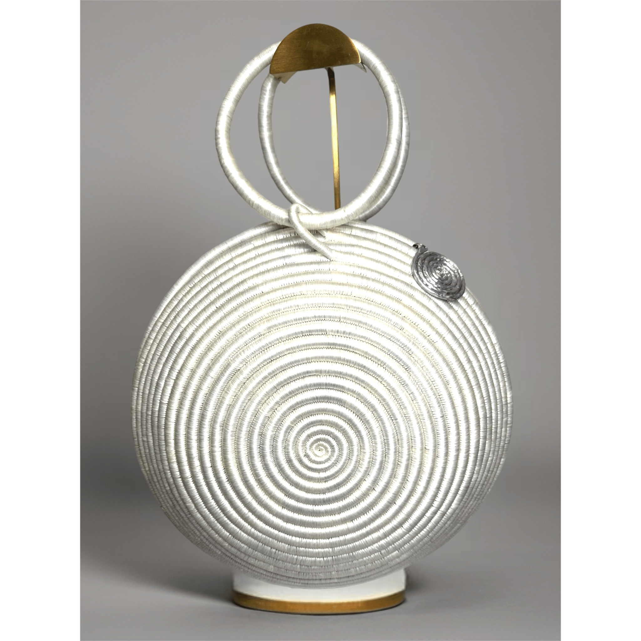 Agaseke Luxe Woven Circle Bag - Trufacebygrace