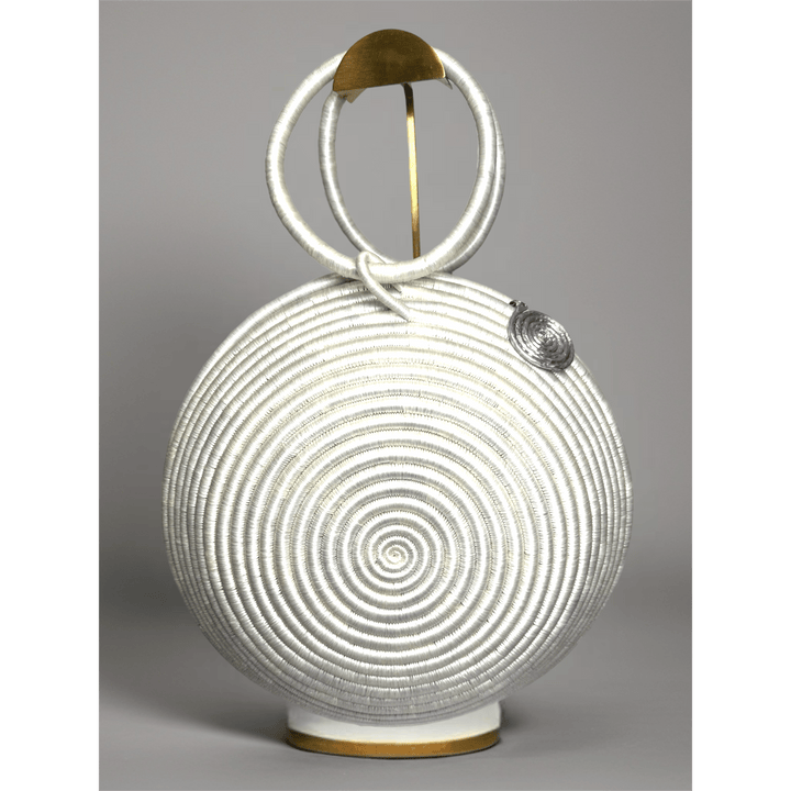 Agaseke Luxe Woven Circle Bag - Trufacebygrace