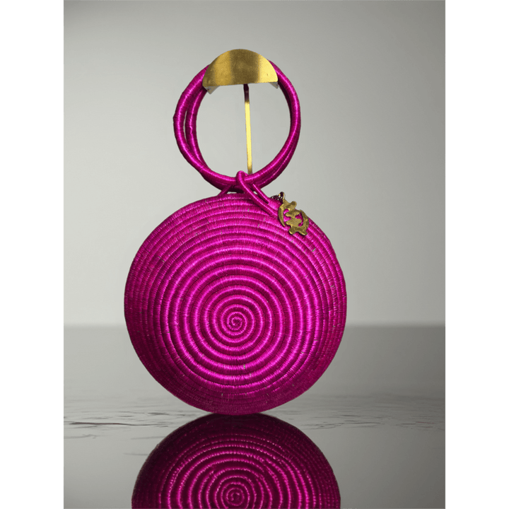 Agaseke Luxe Woven Circle Bag - Trufacebygrace