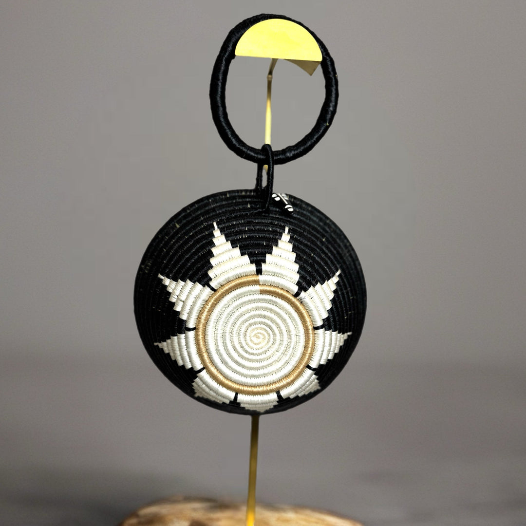 Agaseke Luxe Woven Circle Bag - Trufacebygrace