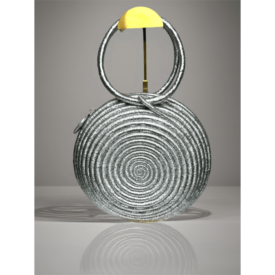 Agaseke Luxe Woven Circle Bag - Trufacebygrace