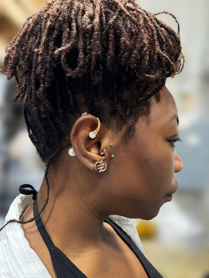 Aggie Pearl Versatile Ear Cuff - Trufacebygrace