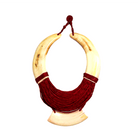 Ahenkan Bone And Leather Collar - Trufacebygrace