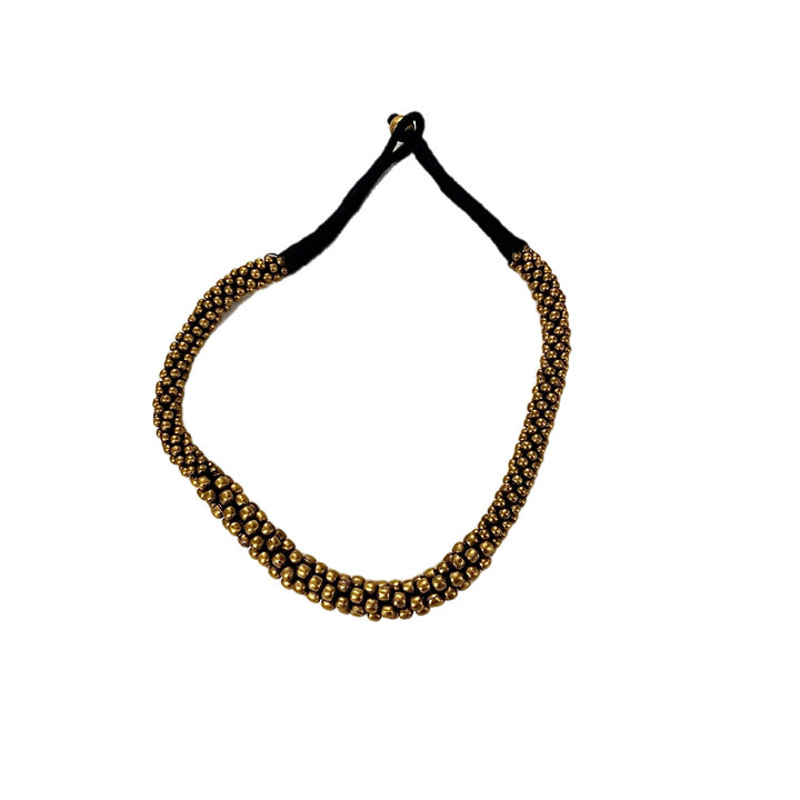 Ahoma and Vintage Metal Necklace - Trufacebygrace