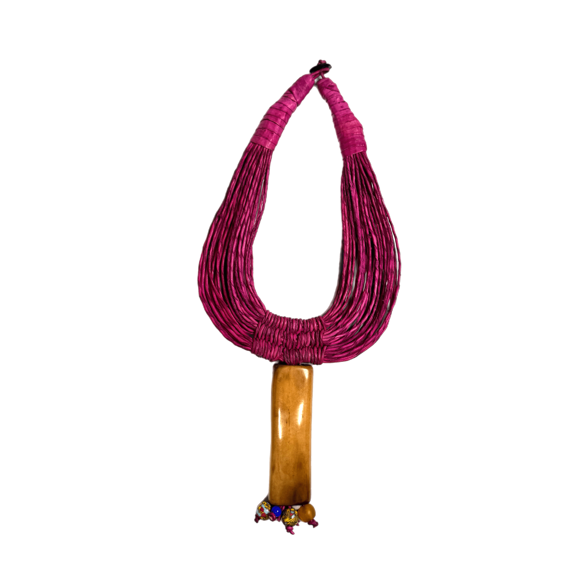 Ahuoden Leather and Bone Necklace - Trufacebygrace