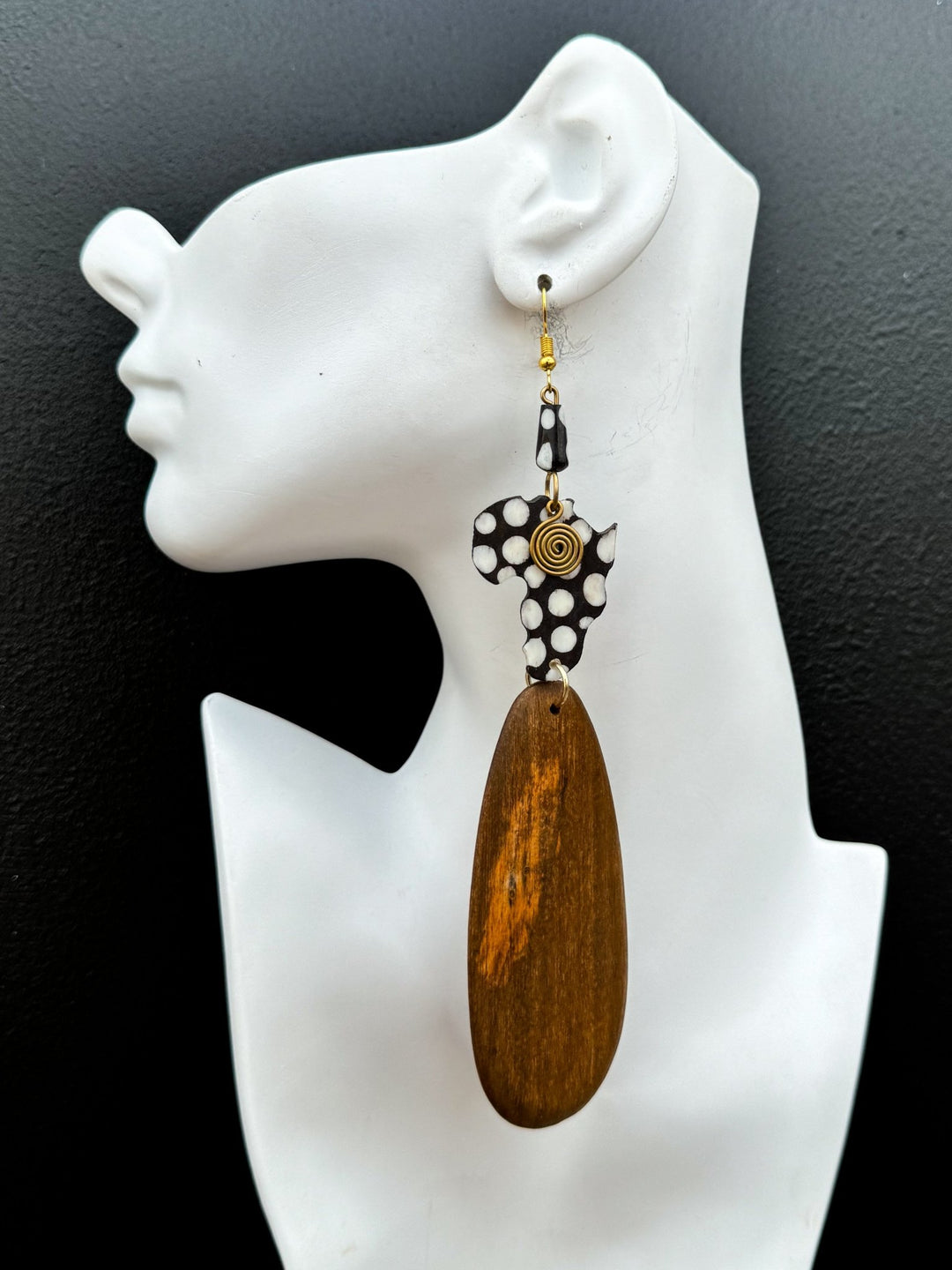 Alkebulan Drop Earrings - Trufacebygrace