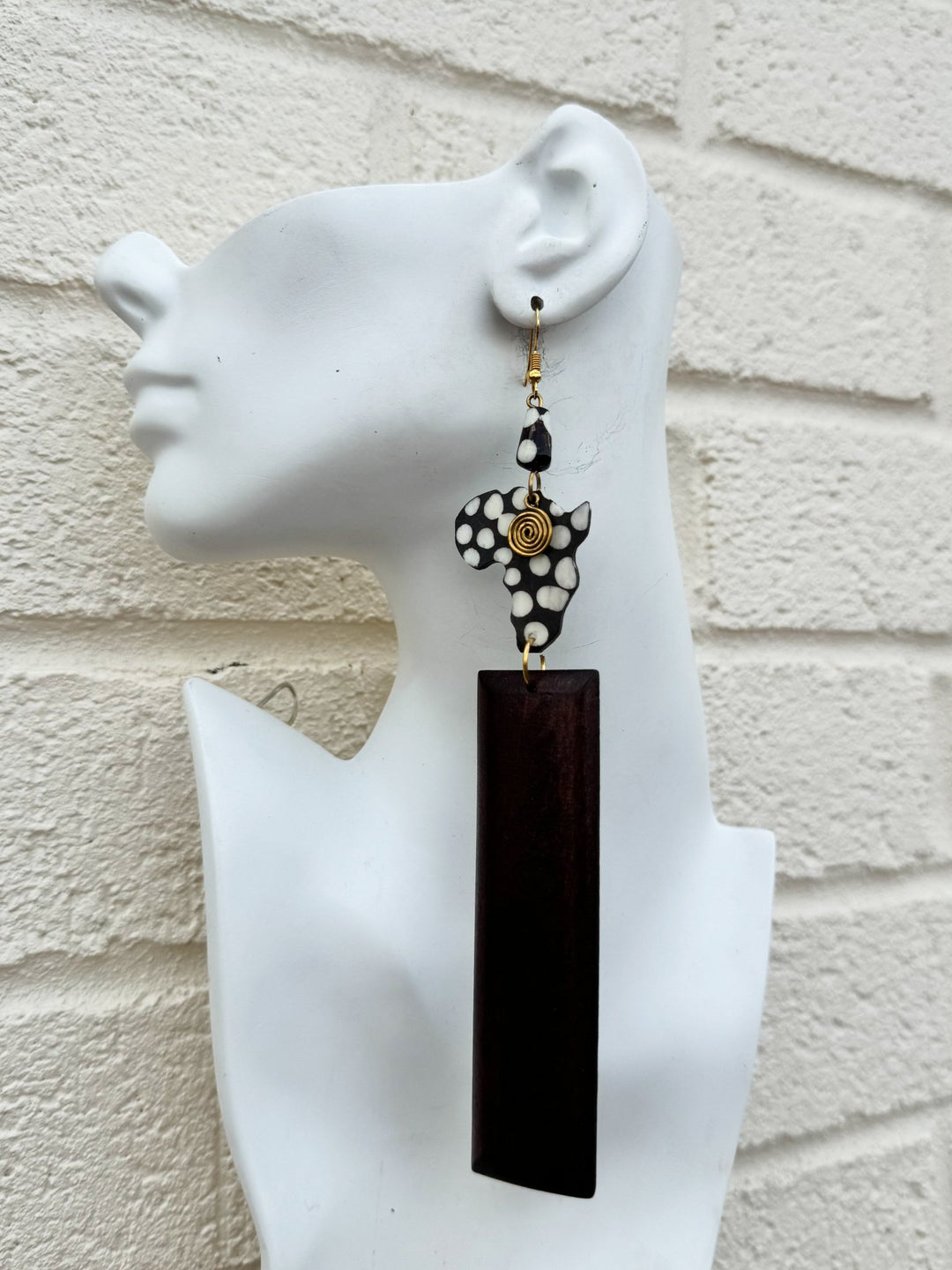 Alkebulan Oblong Earrings - Trufacebygrace