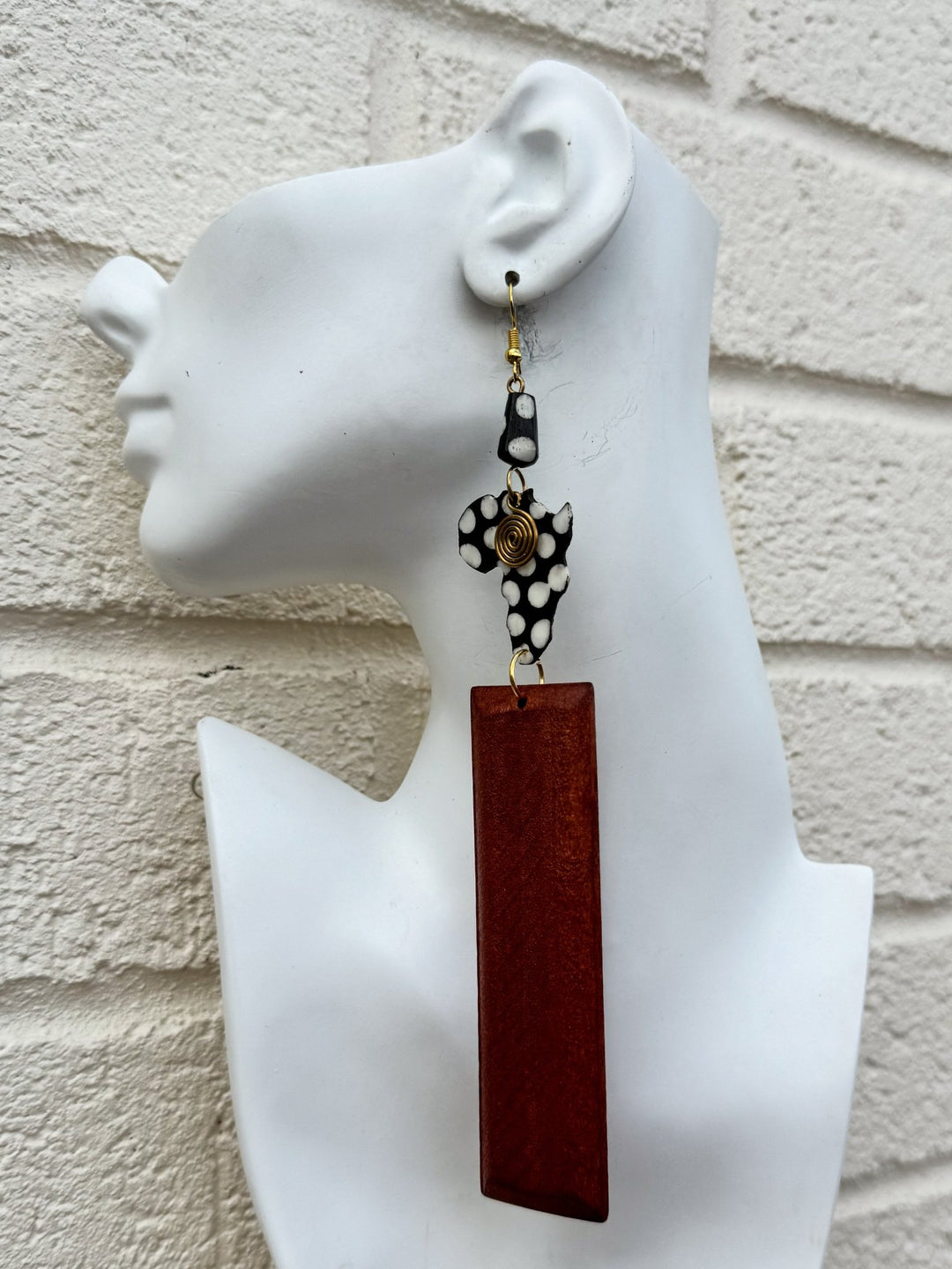 Alkebulan Oblong Earrings - Trufacebygrace