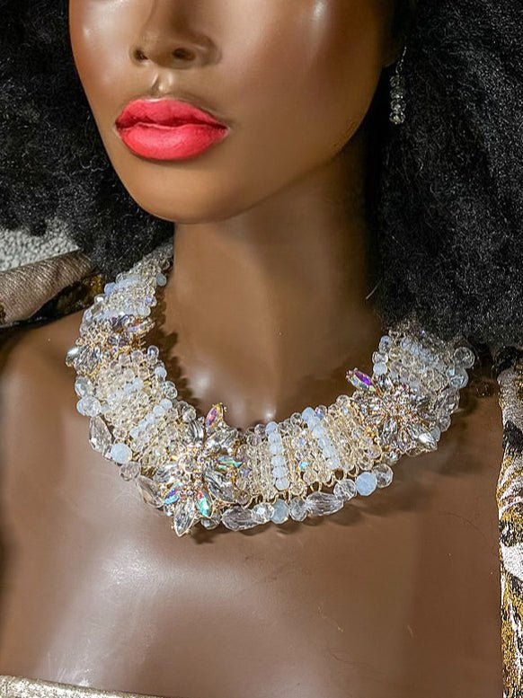 Anadwo Beaded Glam Necklace - Trufacebygrace