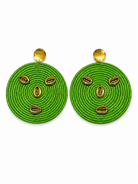 Anansewa Cowry Face Earrings - Trufacebygrace