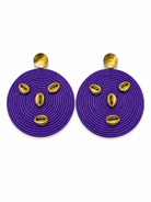Anansewa Cowry Face Earrings - Trufacebygrace