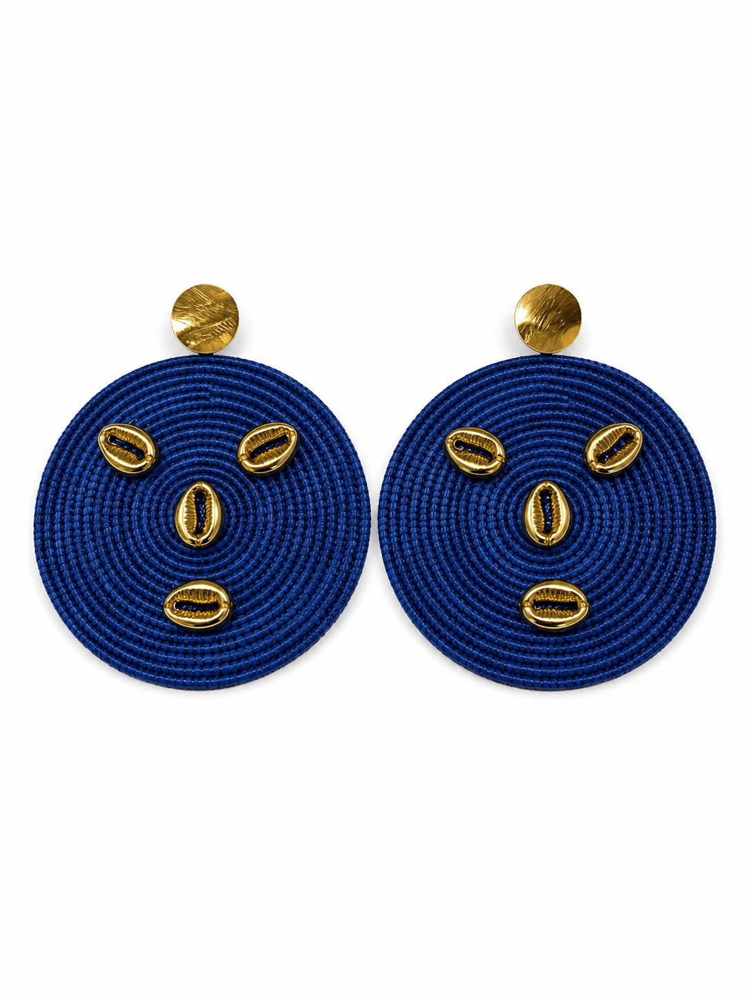 Anansewa Cowry Face Earrings - Trufacebygrace