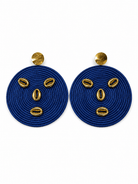 Anansewa Cowry Face Earrings - Trufacebygrace