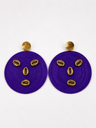 Anansewa Cowry Face Earrings - Trufacebygrace