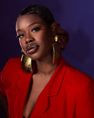 Ancestral Oversized Squares Drop Earring - Trufacebygrace