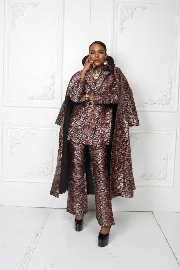 Animal Print Pant and Jacket set - Trufacebygrace