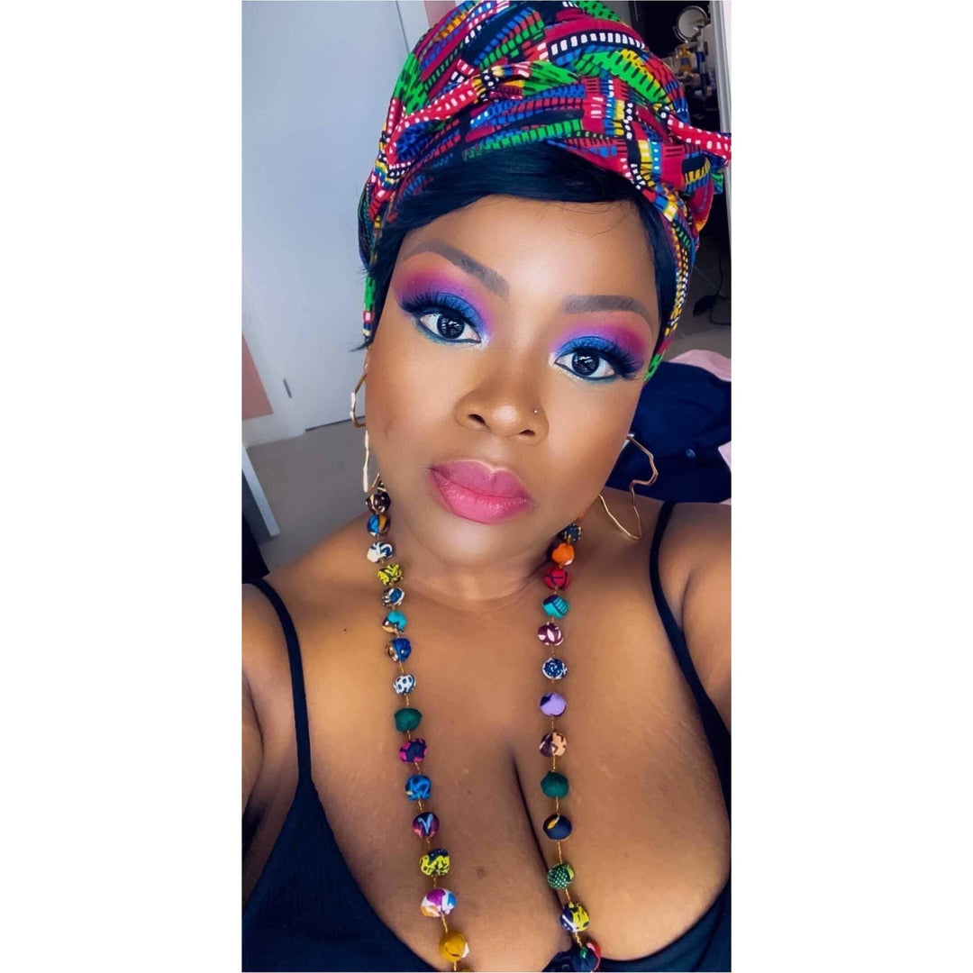 Ankara Balls Necklace - Trufacebygrace