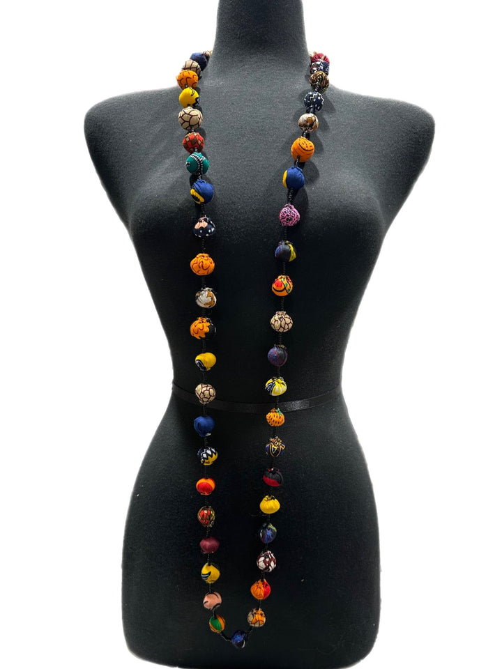 Ankara Balls Necklace - Trufacebygrace