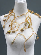 Ankara Bloom Cascade Necklace - Trufacebygrace