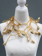 Ankara Bloom Cascade Necklace - Trufacebygrace