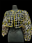 Ankara laced / Net short top/Coverup - Trufacebygrace