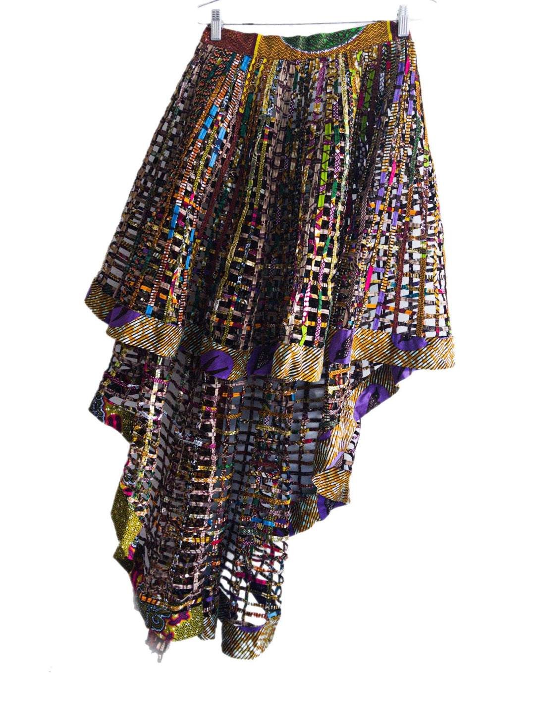 Ankara Laced Skirt High - Low - Trufacebygrace