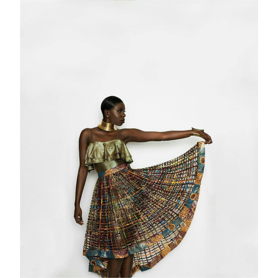 Ankara Laced Skirt High - Low - Trufacebygrace