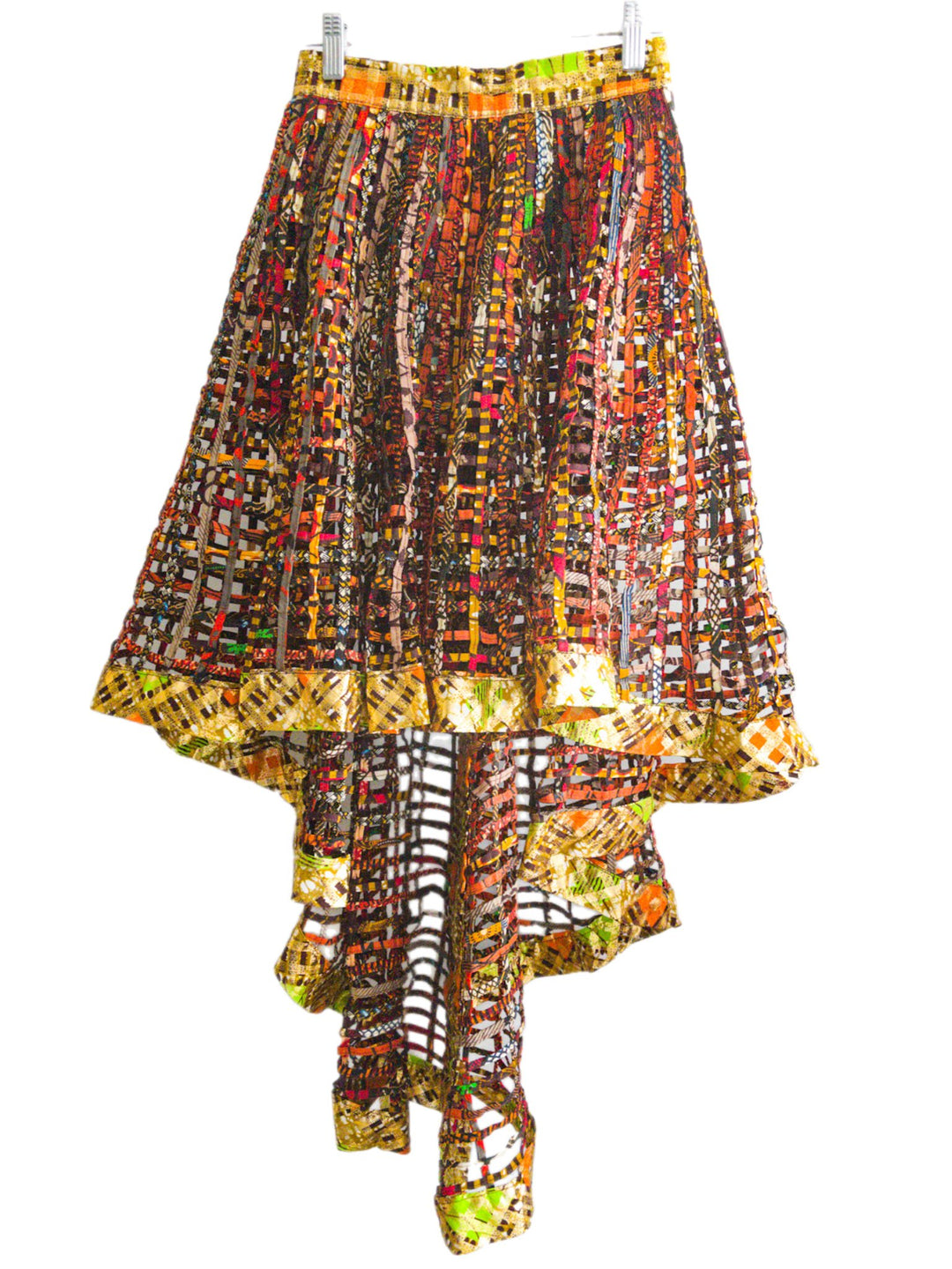 Ankara Laced Skirt High - Low - Trufacebygrace