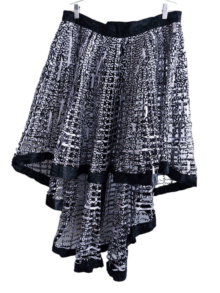 Ankara Laced Skirt High - Low - Trufacebygrace