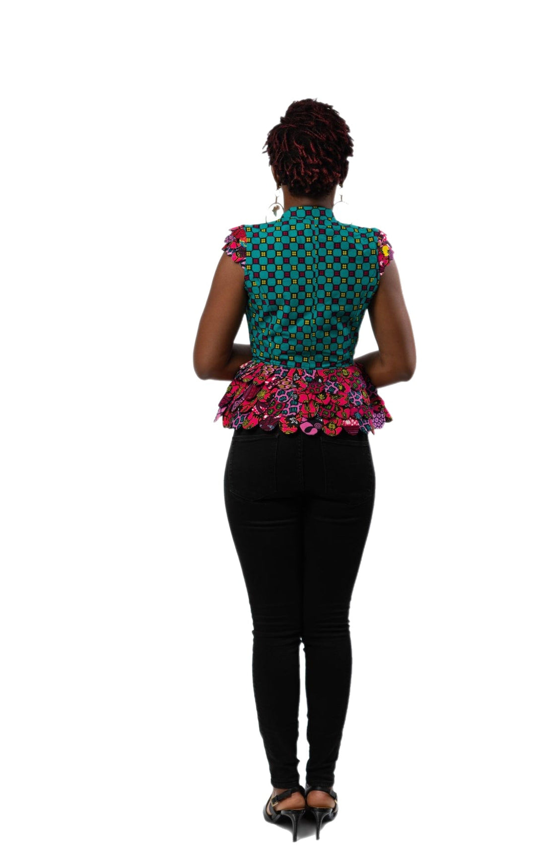 Ankara print blazer/top - Trufacebygrace