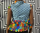 Ankara print blazer/top - Trufacebygrace