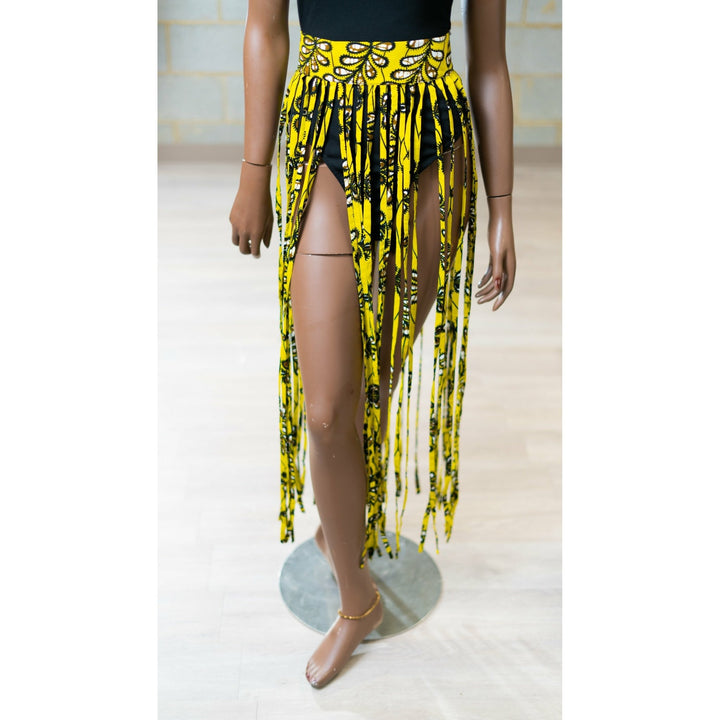 Ankara Strips Fringe skirts/ Belts - Trufacebygrace