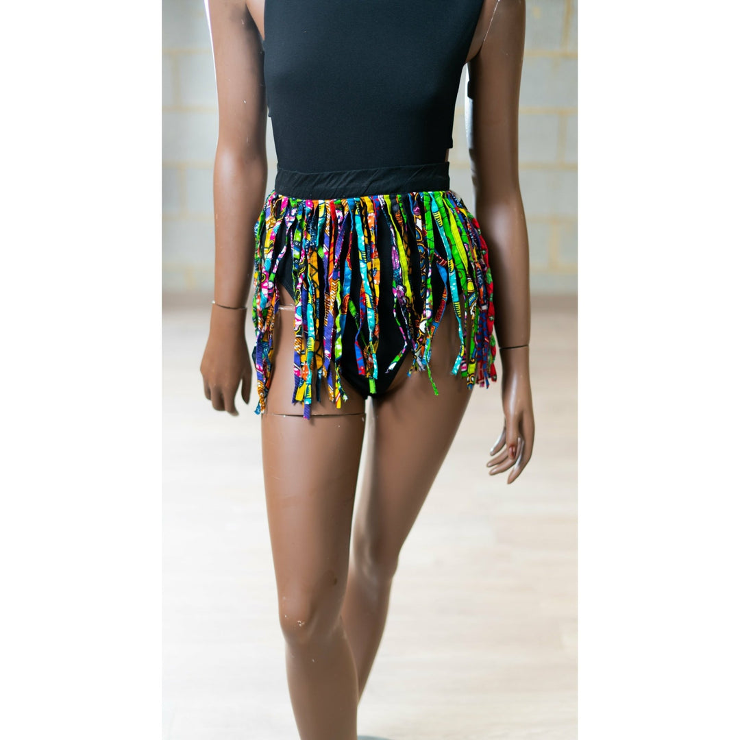 Ankara Strips Fringe skirts/ Belts - Trufacebygrace