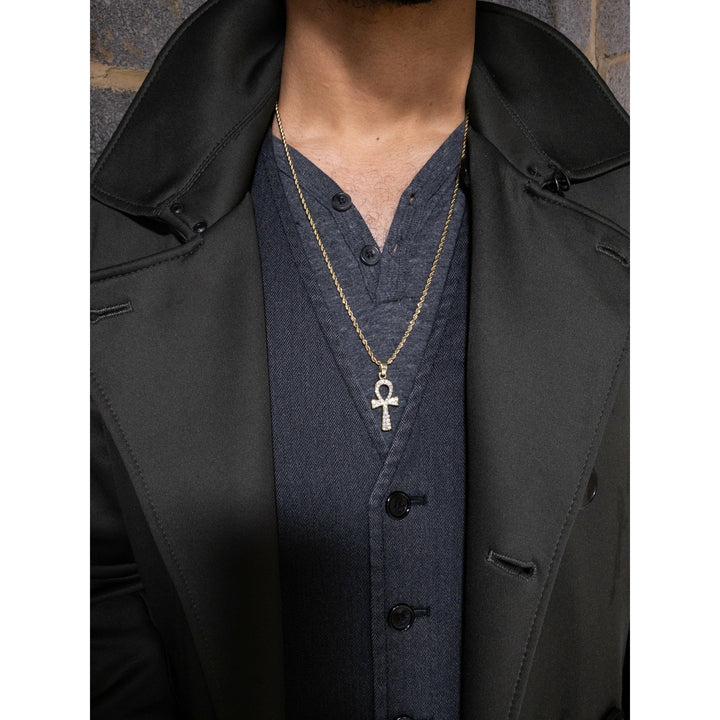 Ankh Bling tarnish free Unisex Necklace - Trufacebygrace