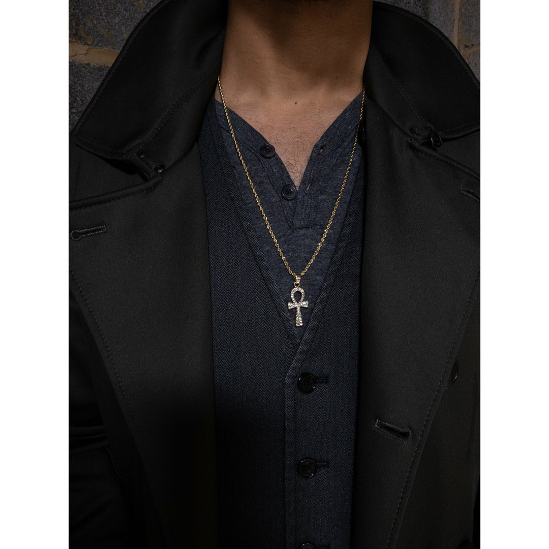 Ankh Bling tarnish free Unisex Necklace - Trufacebygrace