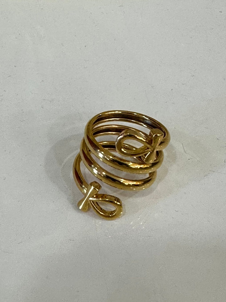 Ankh Double Coiled Ring - Trufacebygrace