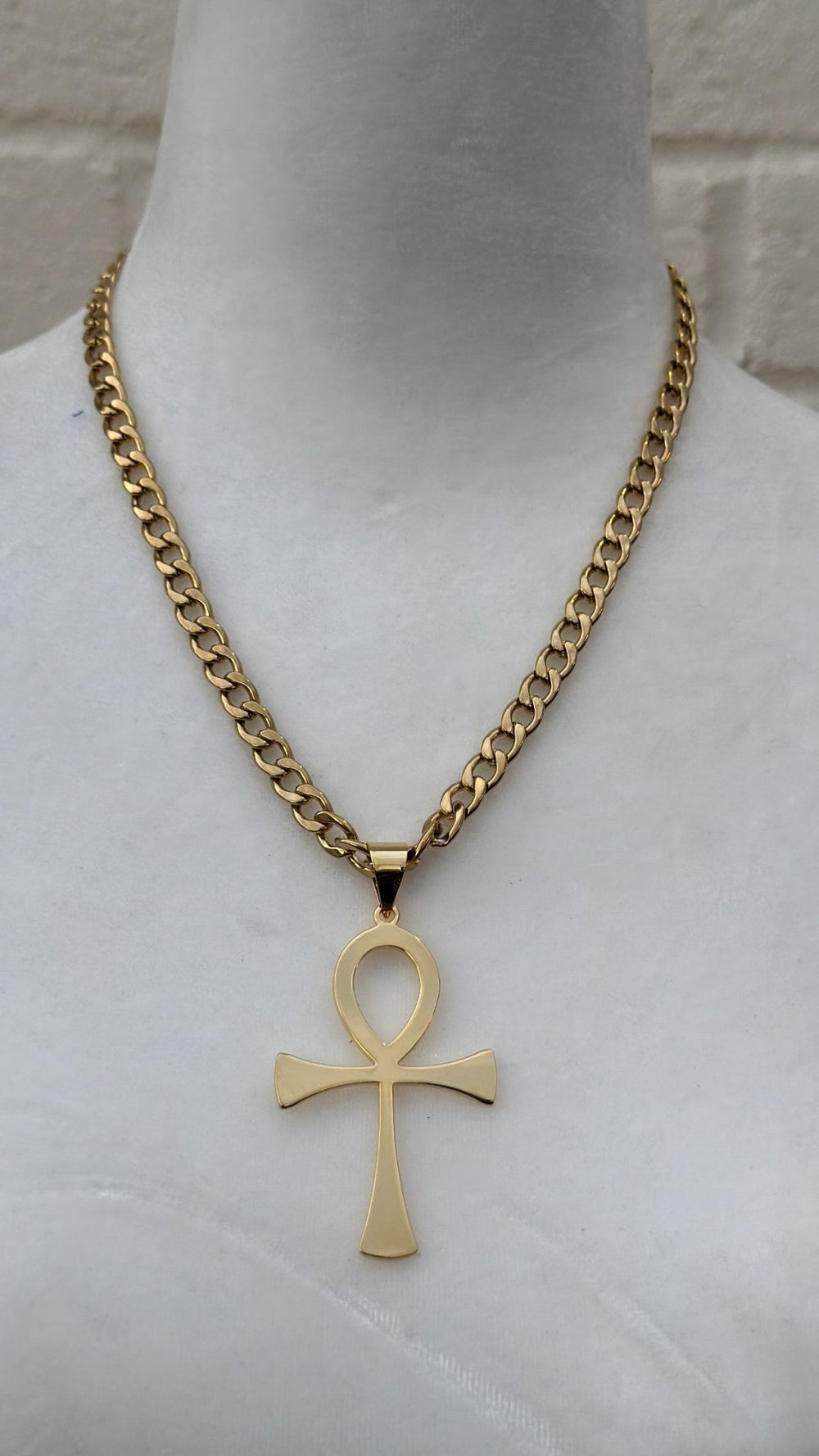 Ankh stainless Steel Necklace - Trufacebygrace