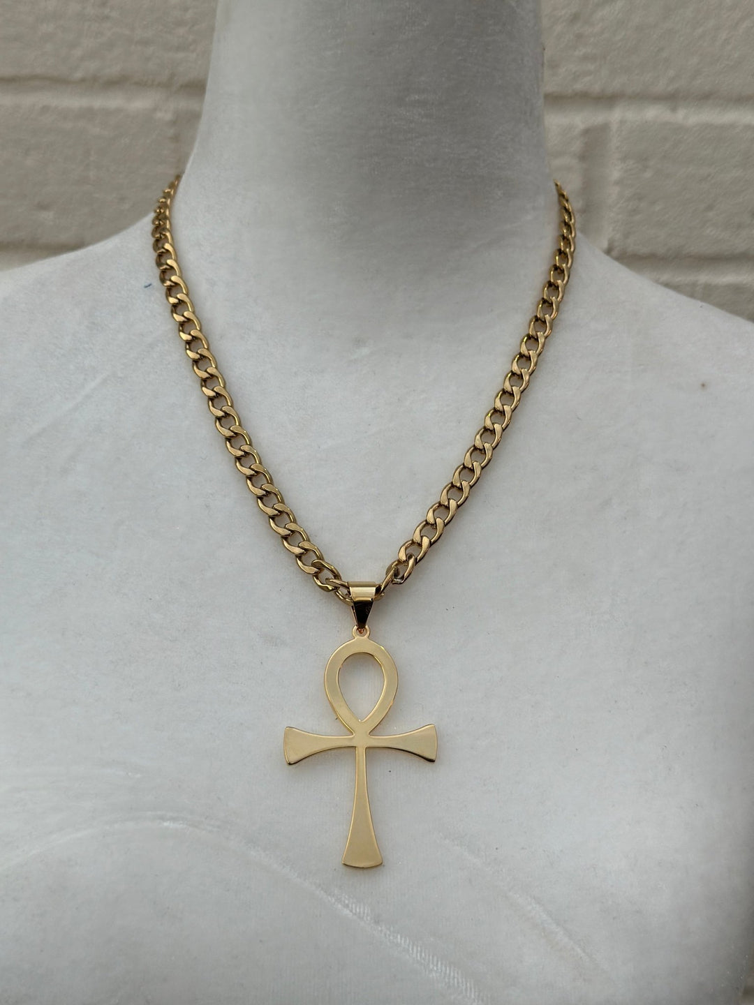 Ankh stainless Steel Necklace - Trufacebygrace