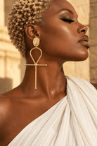 Ankh Statement Earrings - Trufacebygrace