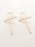 Ankh Statement Earrings - Trufacebygrace