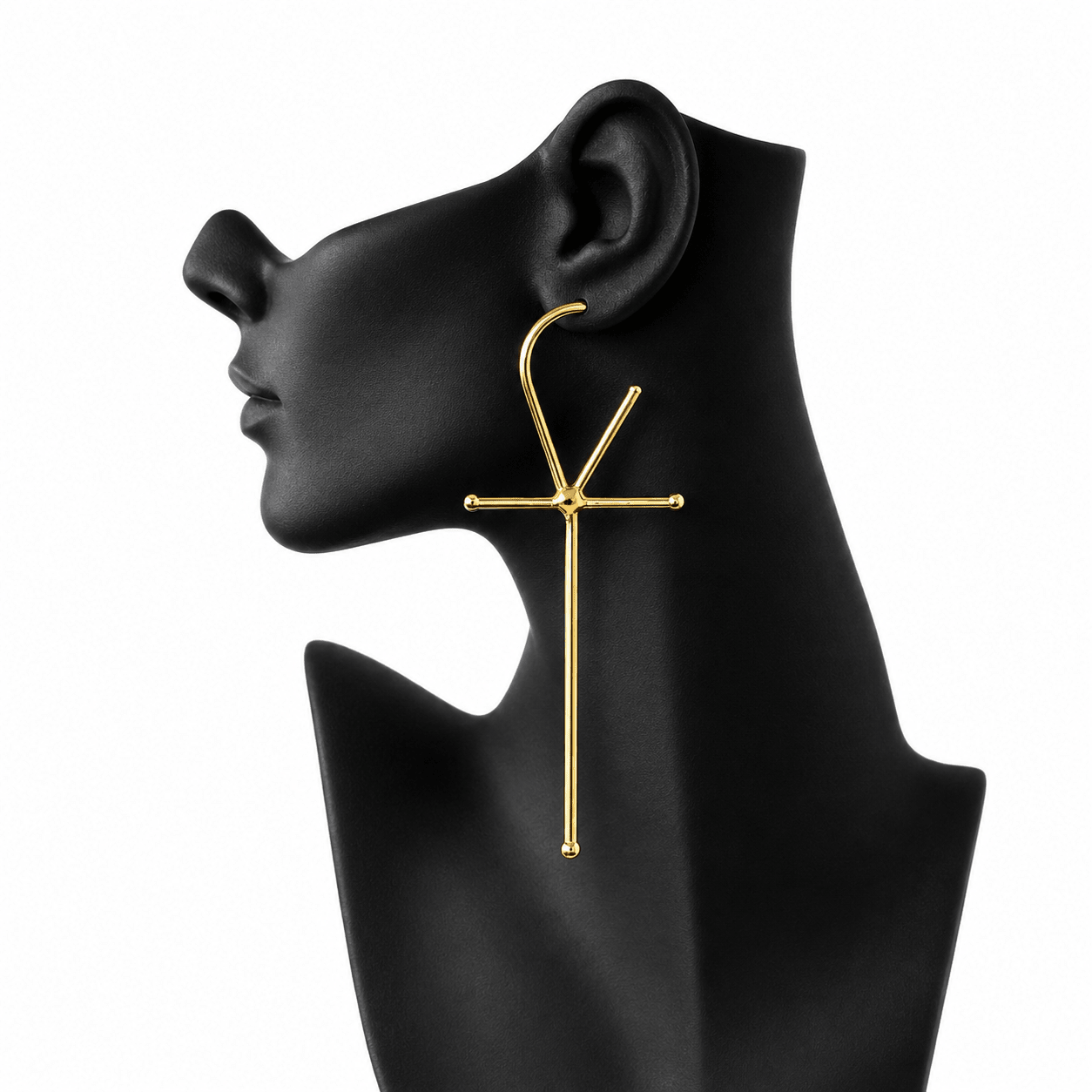 Ankh Statement Earrings - Trufacebygrace