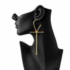 Ankh Statement Earrings - Trufacebygrace